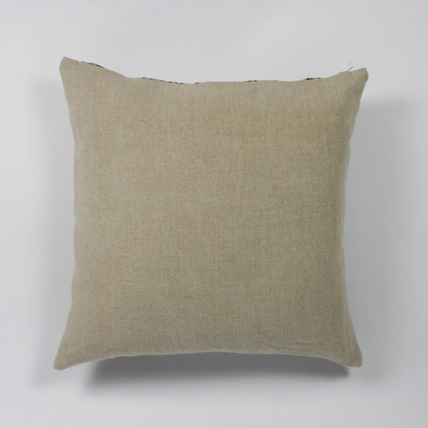 Leaf Print Cushion in Rust