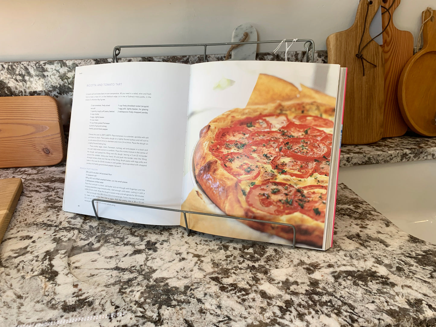 Metal Cookbook Stand