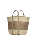 Jute Basket Bag in Neutral