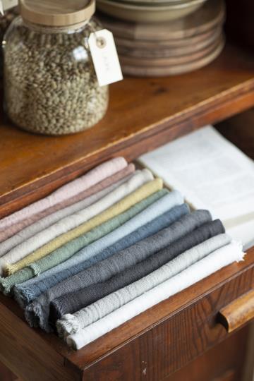 Double-woven Napkin in Slate Grey