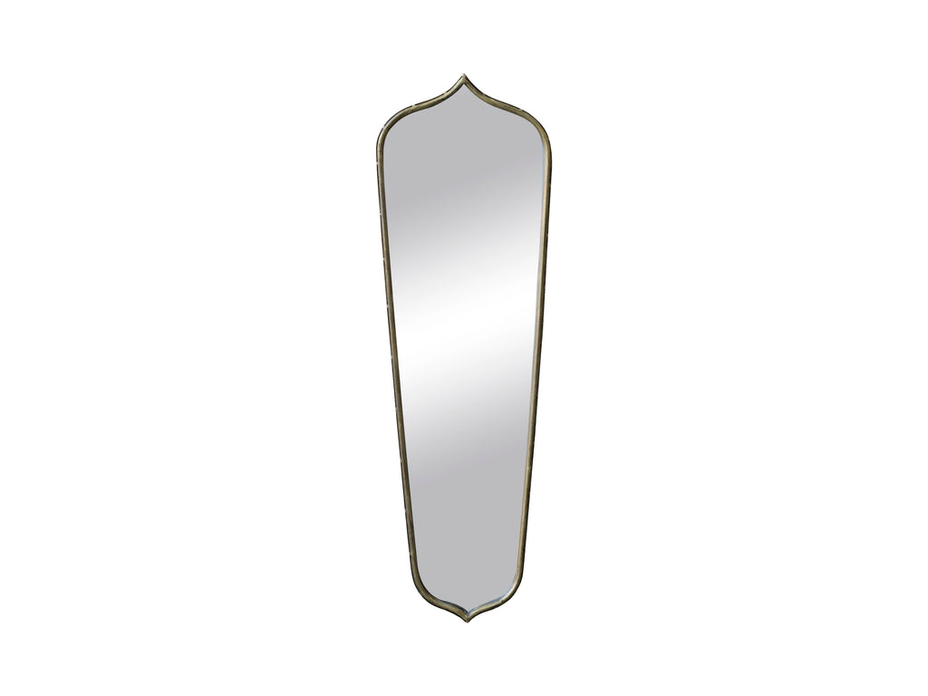Antique Brass Narrow Ogee Mirror