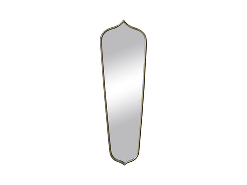 Antique Brass Narrow Ogee Mirror