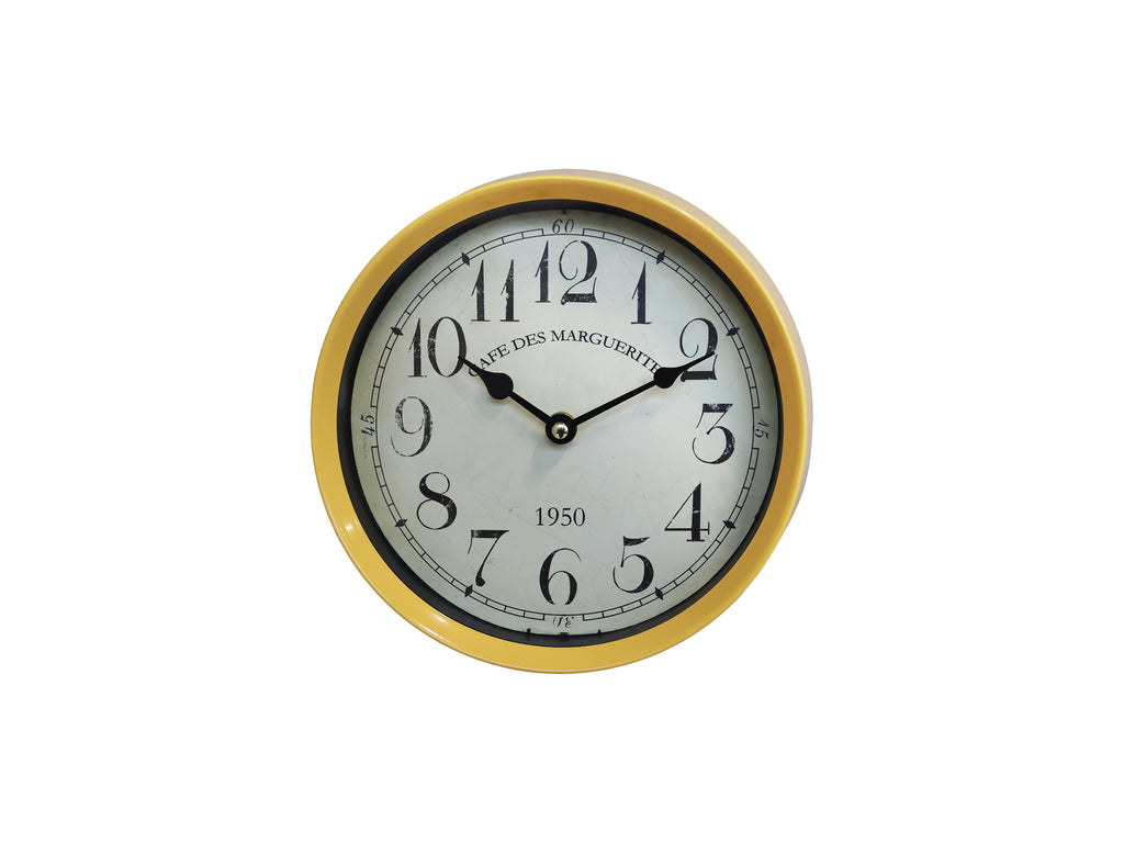Saffron Wall Clock