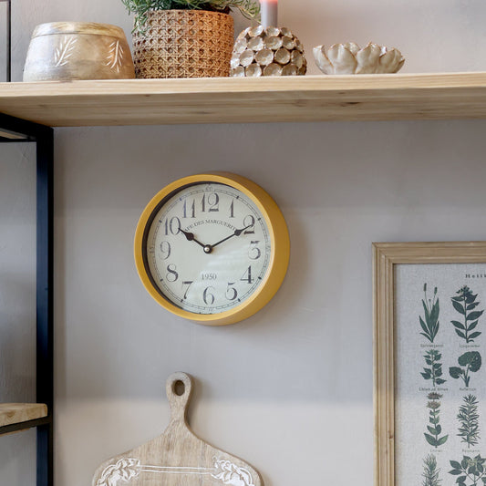 Saffron Wall Clock