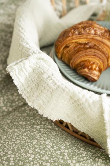 Double-woven Napkin in Pale Green