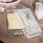 Small Glass Butter Dish