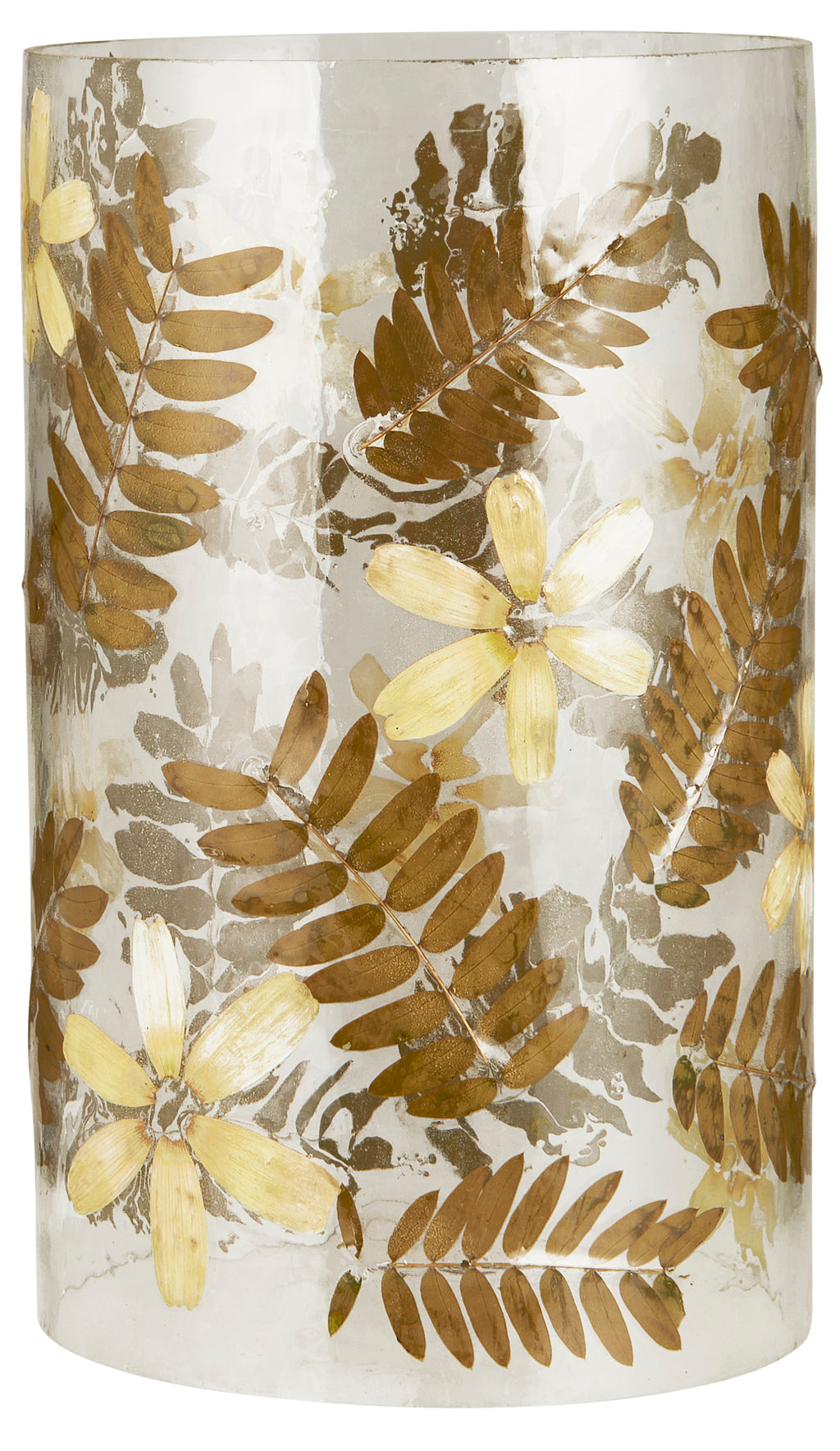 Pressed Flower Candle Cover