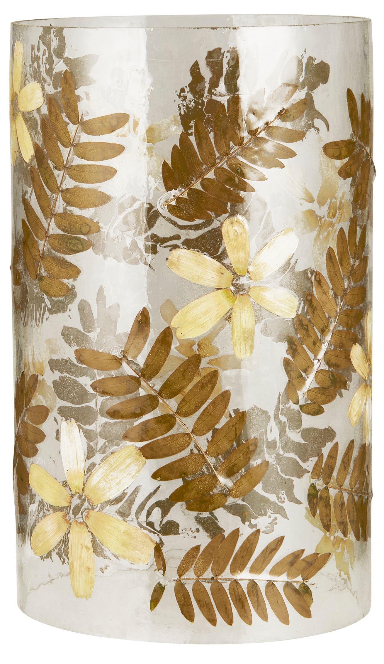 Pressed Flower Candle Cover