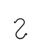 S-hook in Black