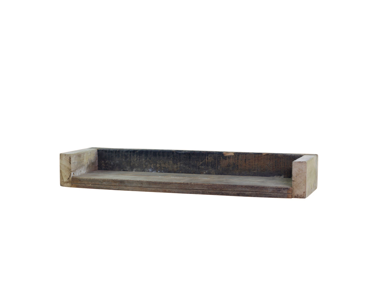 Rustic High-sided Shelf