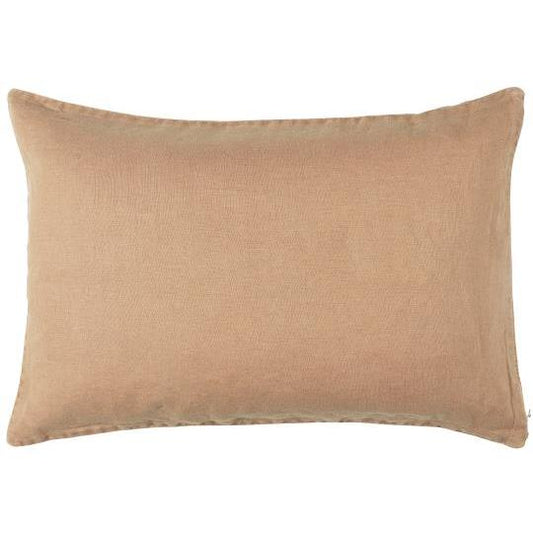 Linen Cushion in Burnt Rose