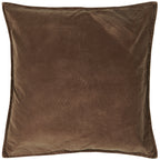 Velvet Cushion in Earthen Brown