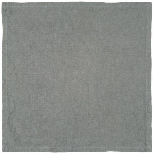 Linen & Cotton Napkin in Smoke Grey