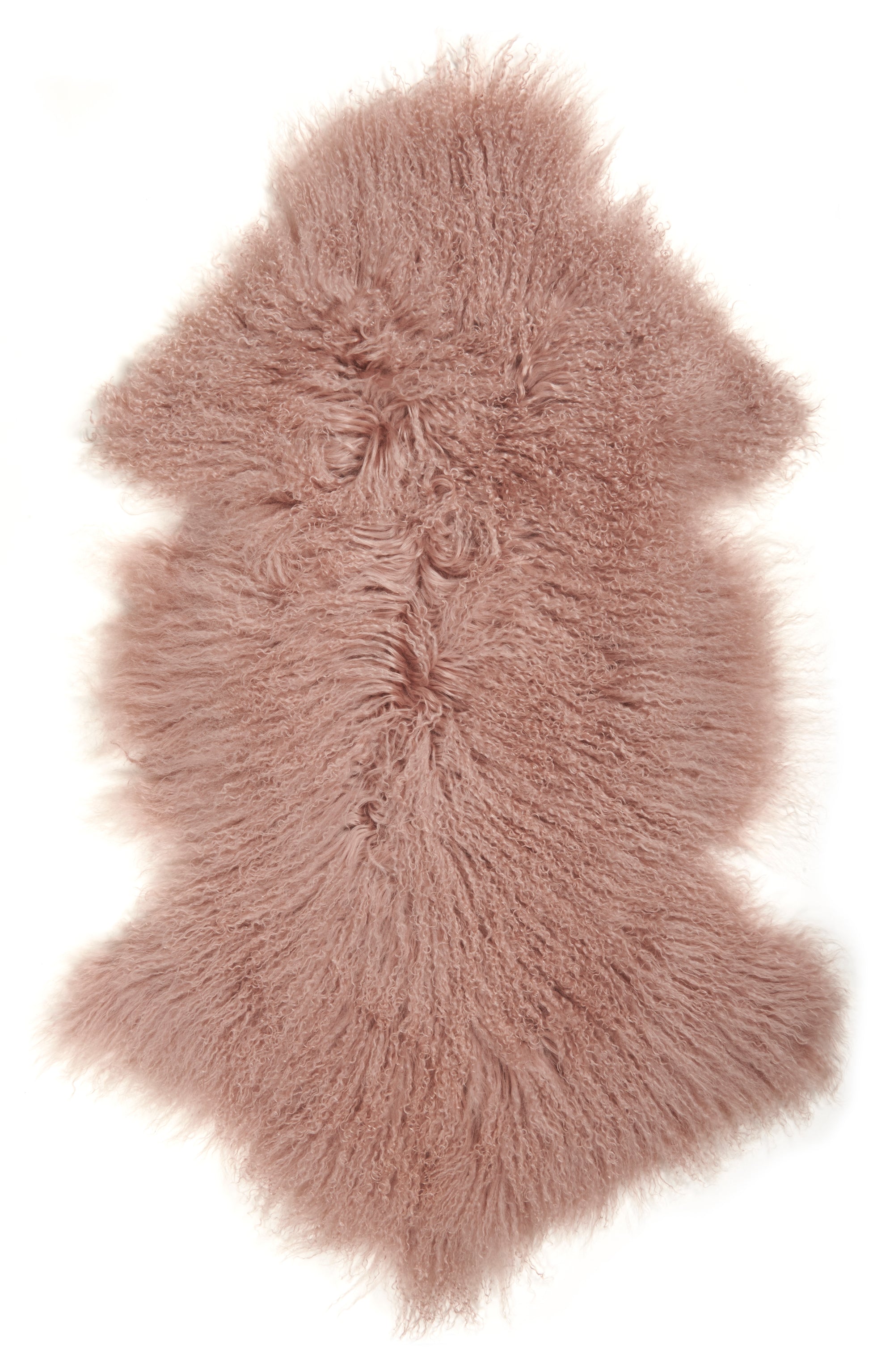 Tibetan Lambskin in Dusty Pink