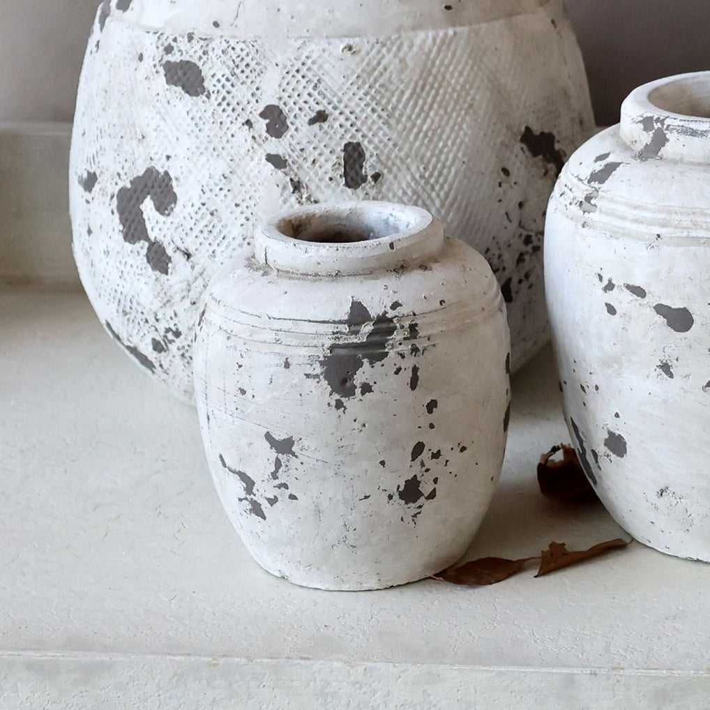 Frejus Stone Effect Vase - Small