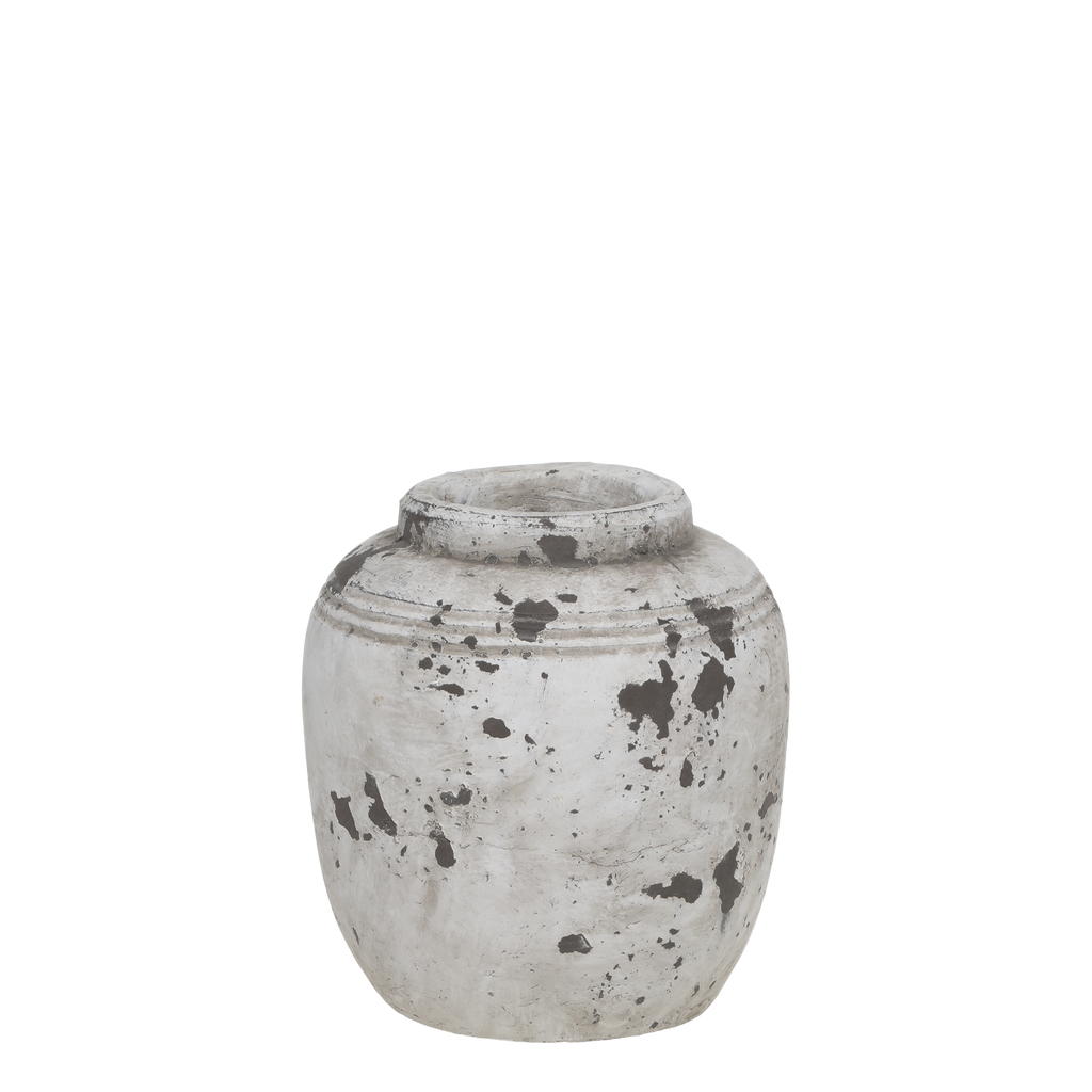 Frejus Stone Effect Vase - Small