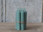 Short Dinner Candle - Green