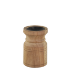 Chunky Wooden Candlestick - Large