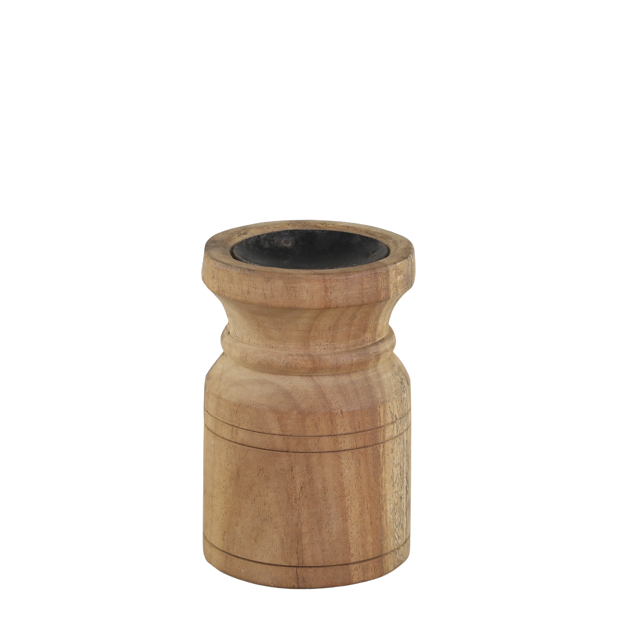 Chunky Wooden Candlestick - Large
