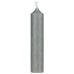 Short Dinner Candle - Blue Grey