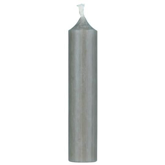 Short Dinner Candle - Blue Grey