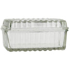 Small Glass Butter Dish