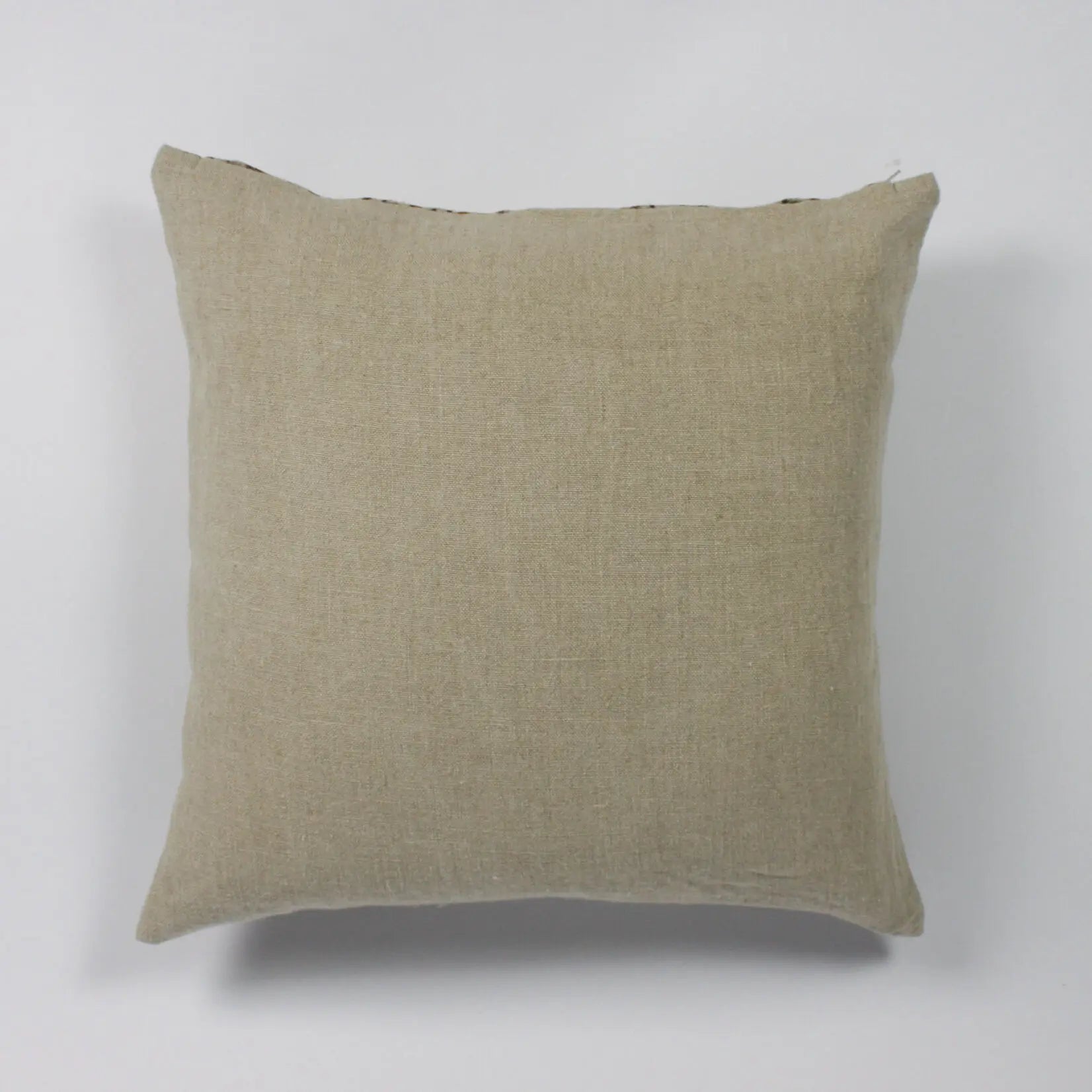 Leaf Print Cushion in Rust