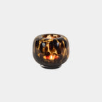 Mottled Glass Tea Light Holder