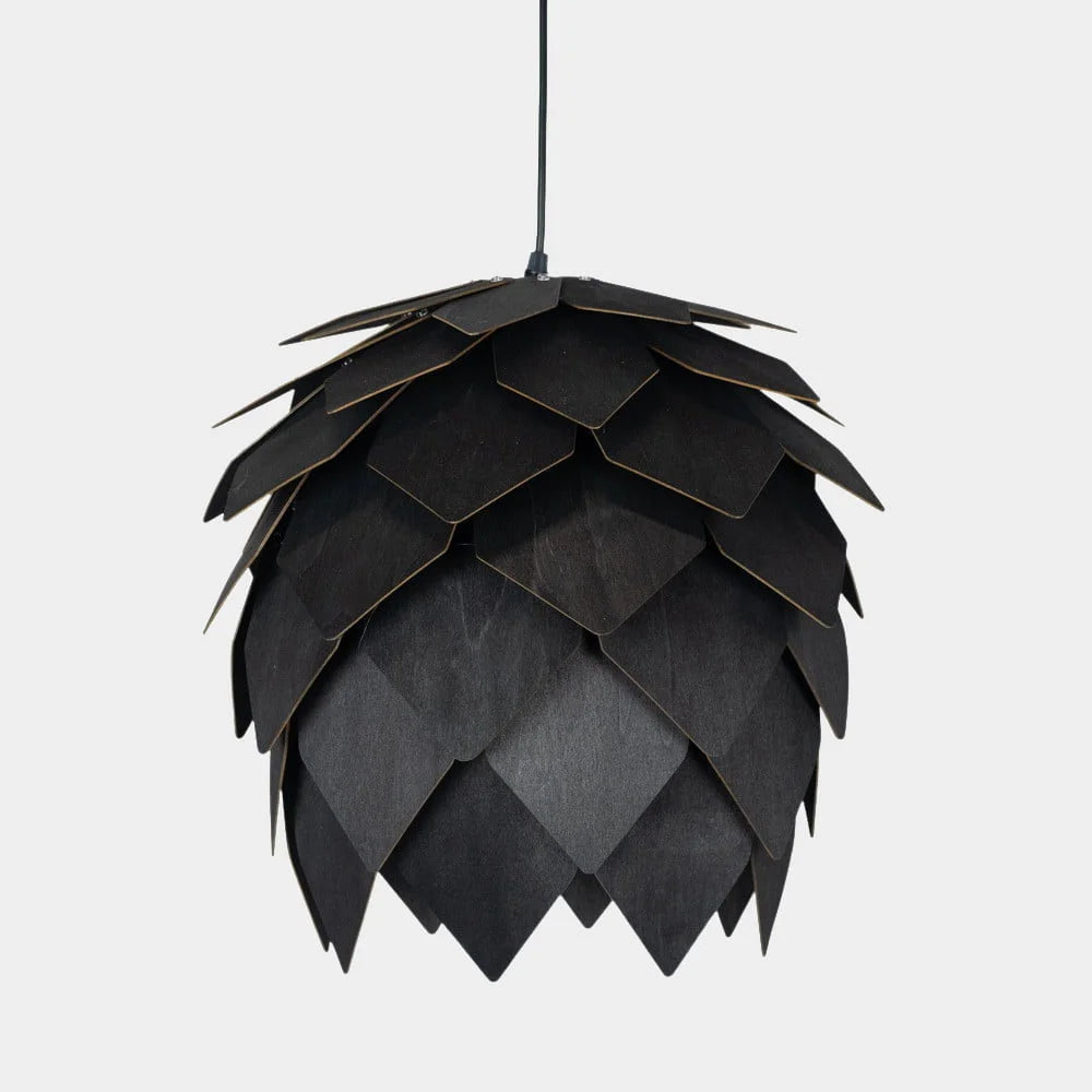 Small Artichoke Light in Ebony