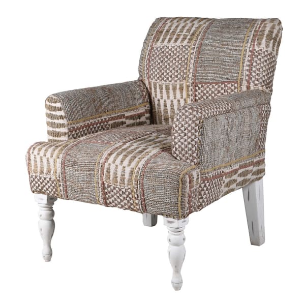 Handloom Textured Armchair