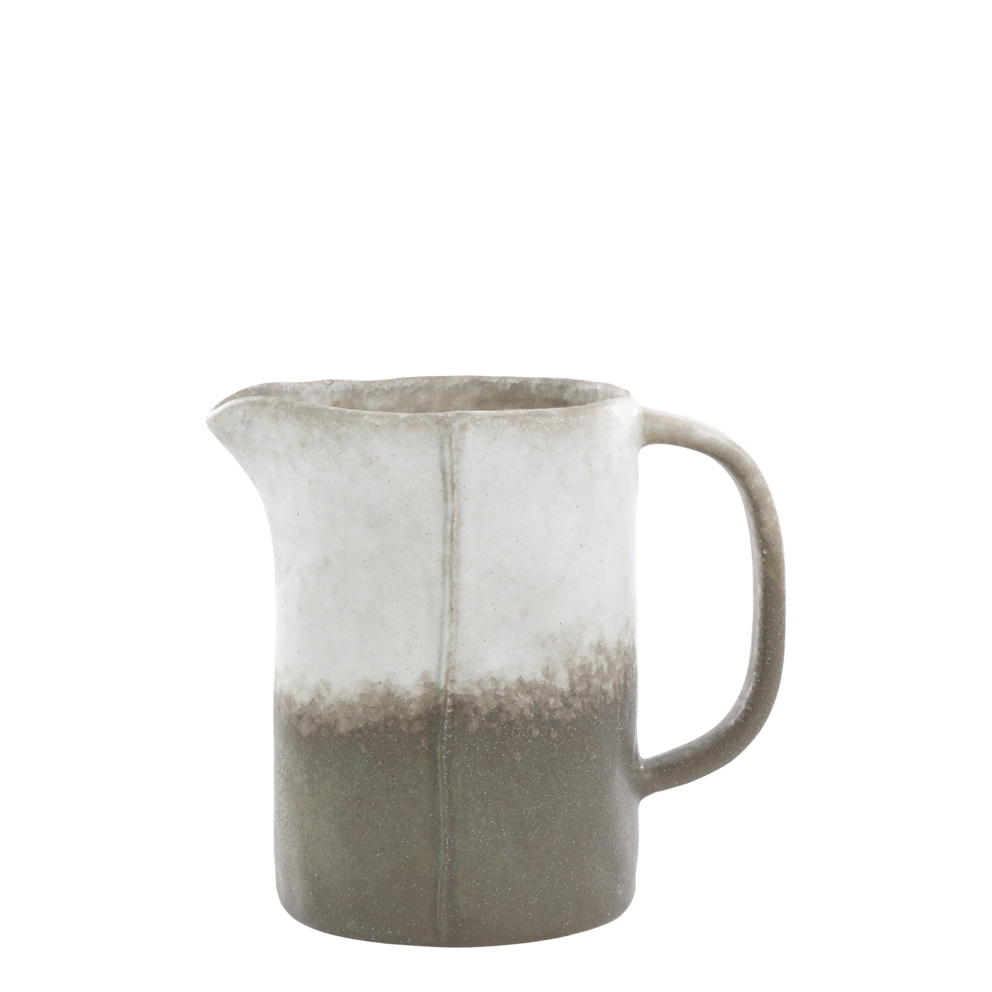 Valence milk jug in walnut colour on transparent background
