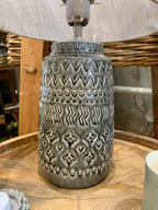 Dark Grey Ceramic Lamp