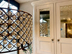 Rustic Amber Glass Chandelier
