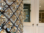 Rustic Amber Glass Chandelier