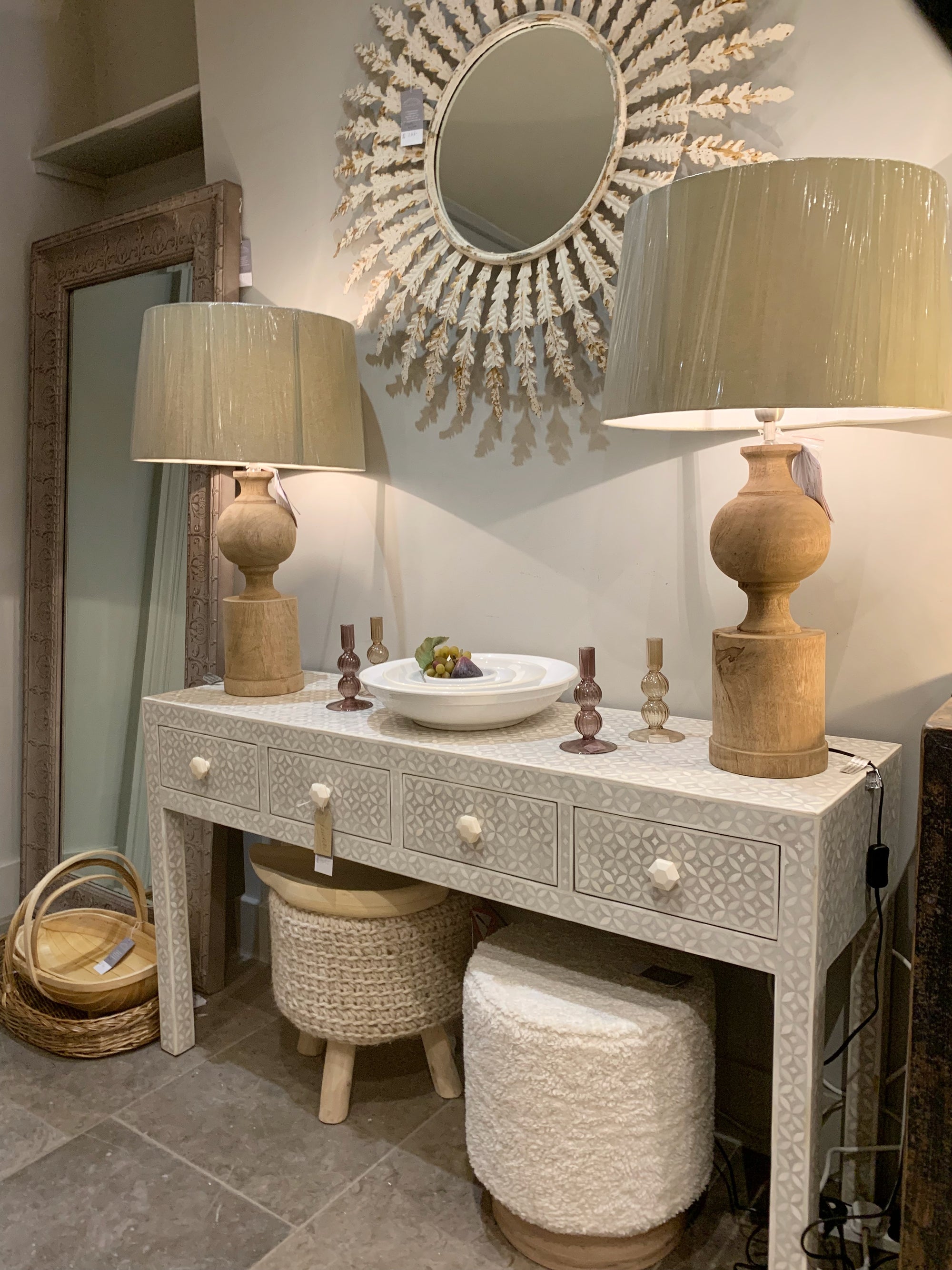 Wooden Lamp Base