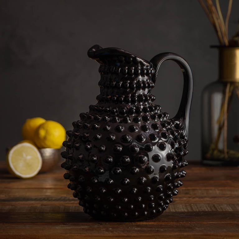Black Hobnail Jug - 2L